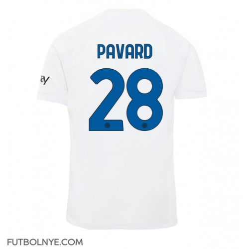 Camiseta Inter Milan Benjamin Pavard #28 Visitante Equipación 2023-24 manga corta